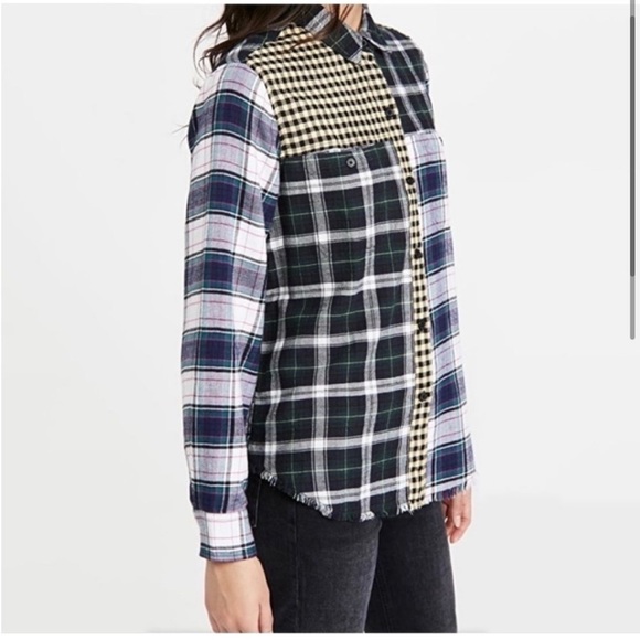 Rails Plaid Brando Button Down Shirt Size M - Picture 2 of 11